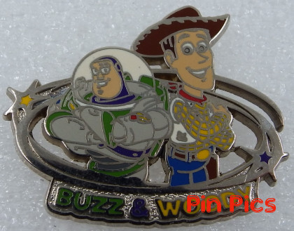 Buzz Lightyear and Woody - Pin Trading Starter - Toy Story
