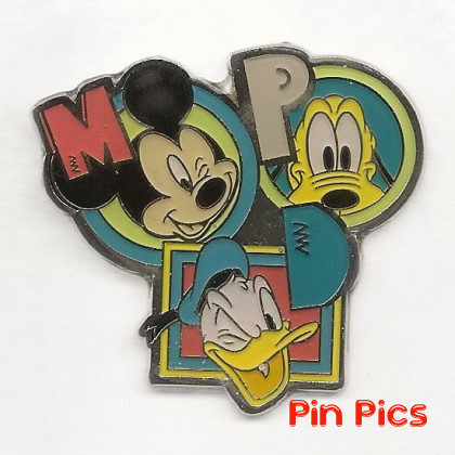 Monogram - Mickey, Pluto and Donald - Initial