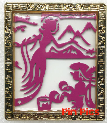 SDR - Pinocchio and Blue Fairy - Silhouette - Paper Cut