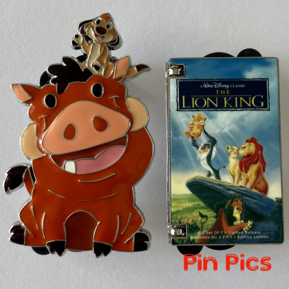DS - Pumbaa, Timon, Scar, Mufasa, Sarabi, Rafiki and Simba - VHS - Set - Lion King
