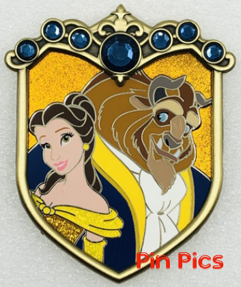 WDI - Belle and Beast - Couples Crest - Prince Princess - Beauty and the Beast