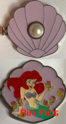 Loungefly - Ariel - Little Mermaid - Hinged Shell - Seahorses - Pearl - Mystery