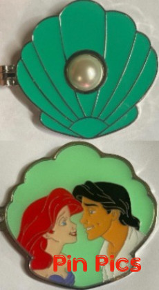 Loungefly - Ariel and Eric - Little Mermaid - Hinged Shell - Pearl - Mystery