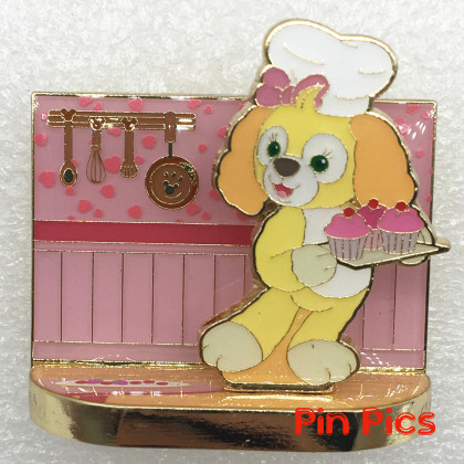 SDR - CookieAnn - Duffy and Friends - Diorama - Chef Puppy Dog with Cupcakes