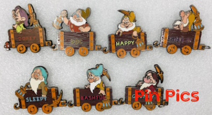 Dwarfs Mine Car Train - Snow White and the Seven Dwarfs - 100 Years of Dreams - Set