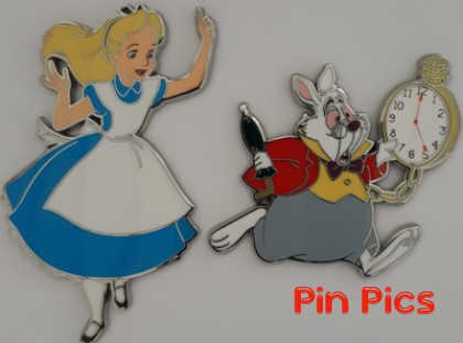 Disney Pin Trading Starter Set - Alice in Wonderland - 4 Pin