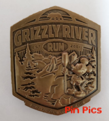 DL - Grizzly River Run - Bronze Metal - Disney California Adventure