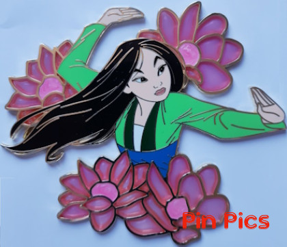 DIS EU - Mulan - Flowers - Stained Glass
