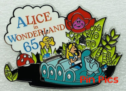 Alice and Absolem Caterpillar - Alice in Wonderland - 65th Anniversary - Attraction