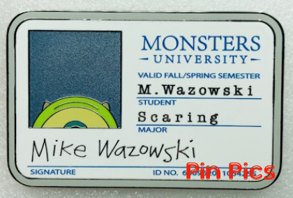 Mike Wazowski - School Badge - 10th Anniversary - Monsters University