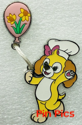 D23 - CookieAnn - Expo 2022 Duffy and Friends Set - Spring Surprise - Yellow Chef Dog with Balloon