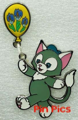 D23 - Gelatoni - Expo 2022 Duffy and Friends Set - Spring Surprise - Green Cat with Balloon