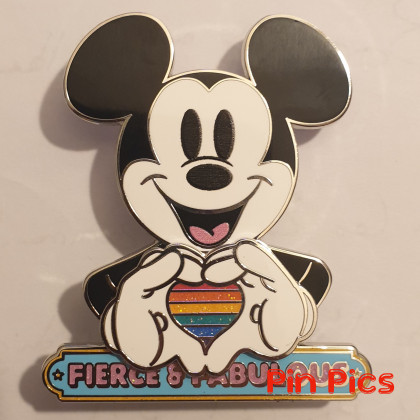 DLP - Mickey - Fierce and Fabulous - Rainbow Heart