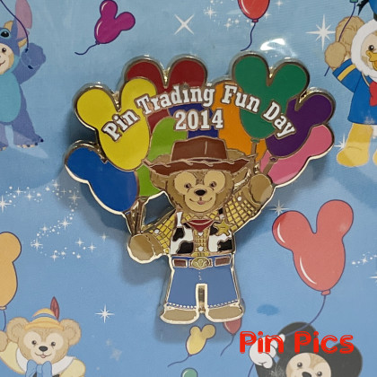 HKDL - Pin Trading Fun Days 2014 - Duffy as Woody Invitation Pin