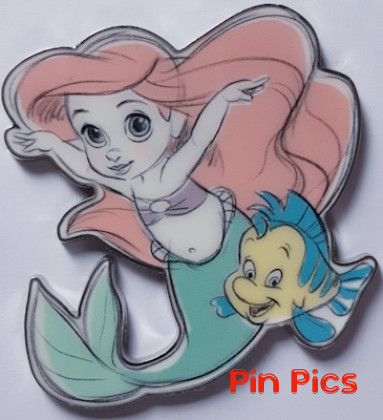 DLP - Ariel and Flounder - Animators Doll - Little Mermaid