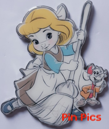 DLP - Cinderella & Jaq  - Animators Doll