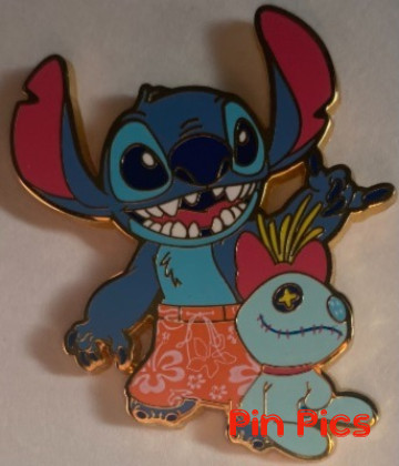 Loungefly Disney Lilo & Stitch Beach Blind Box Pin