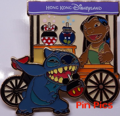 HKDL - Lilo and Stitch - Food Cart - Sipper HKDL - Pin Trading Carnival