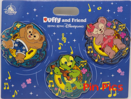 HKDL - Pool Raft Booster Set - Inner Tubes - Duffy and Friends