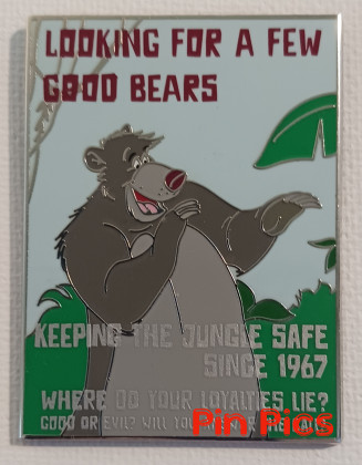 Baloo - Jungle Book - Recruitment Poster - Heroes vs. Villains - Looking for a Few Good Bears
