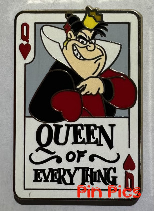 DIS - Queen of Hearts - Alice in Wonderland - Queen of Everything Playing Card
