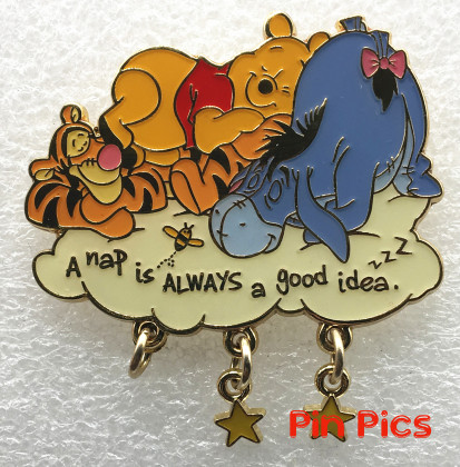 SDR - Pooh, Tigger and Eeyore - A Nap Is Always A Good Idea - Dangle Stars
