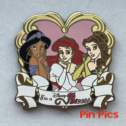 WDW - Lanyard Starter Set - Disney PINcess (Jasmine, Ariel, and Belle)