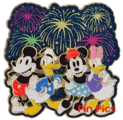 DPB - Mickey, Donald, Minnie and Daisy - Fireworks - 10th Anniversary