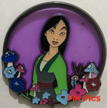 Loungefly - Mulan & Crickee - Princess Flower & Mushroom Window - Mystery - Mulan