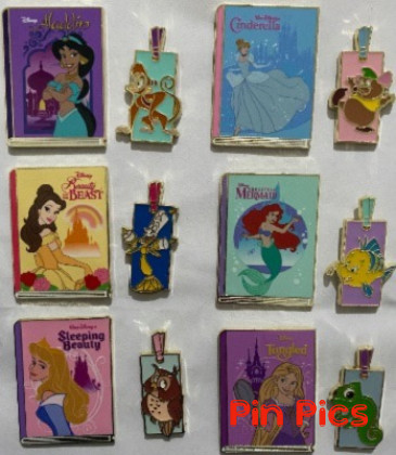 Uncas - Set, Series 1 - Princess Book and Bookmark Pairs - Mystery