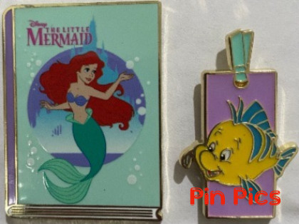 Uncas - Ariel & Flounder Set - Princess Book & Bookmark - Mystery ...
