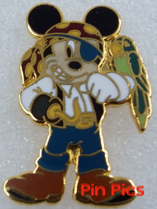 Mickey Mouse Pirate - Parrot on Arm