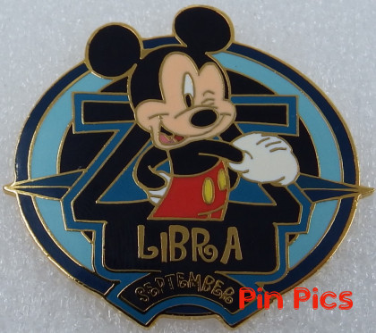 WDW - Mickey Mouse - Libra - Zodiac POM Series - September 2001