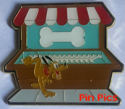 Loungefly - Pluto Bone Stand - Mickey & Friends Farmer Market Booth - Mystery