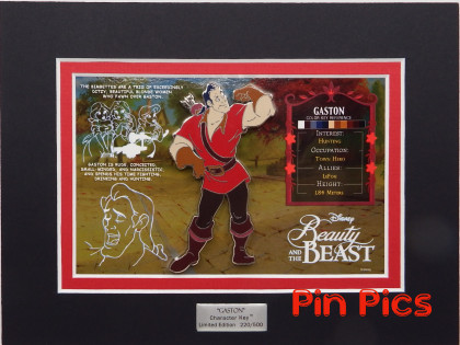 110170 - HKDL - Gaston - Character Key Variant - Beauty and the Beast