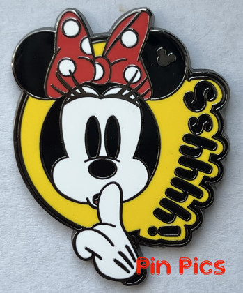 HKDL - Minnie - Sshhhh! - Emoji - Hidden Mickey Game Prize