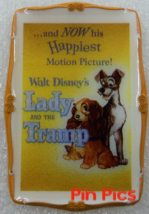 HKDL - Lady and the Tramp - Movie Posters - Pin Trading Carnival 2023 - Mystery
