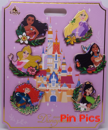 HKDL - Moana, Rapunzel, Aurora, Pocahontas, Merida, Mulan - Princess Booster - Set 2