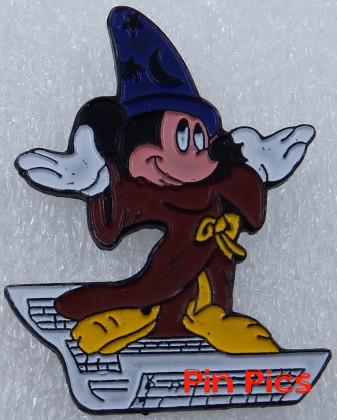 Sorcerer Mickey on a Music Sheet - 2nd Version - Fantasia