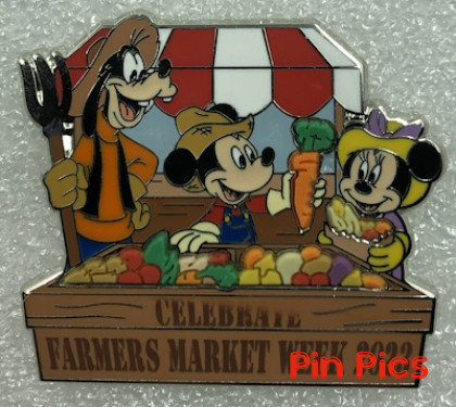 Mickey, Minnie and Goofy - Celebrate Farmers Market Week 2023 - Free-D