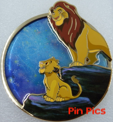Artland - Simba and Mufasa - Guiding Kings - Pin on Glass