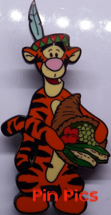 DL - Tigger dressed as an Indian - Thanksgiving Day