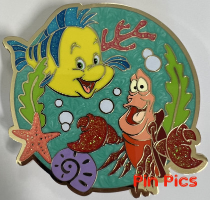 PALM - Flounder and Sebastian - Little Mermaid - Sidekicks