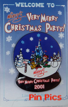 8479 - Mickey's Very Merry Christmas Party 2001 (#1) - Snow Globe