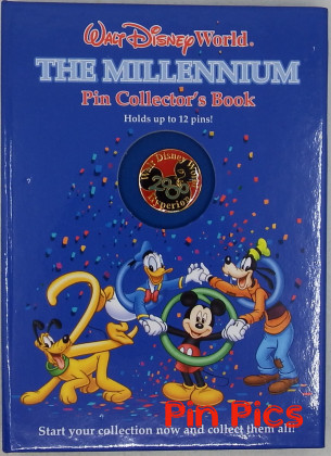 1669 - WDW - Millennium Pin Collector's Book Hyperion 2000
