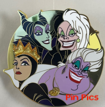 PinAPalooza - Maleficent, Cruella, Ursula and Evil Queen - Viva La Divas - Gold