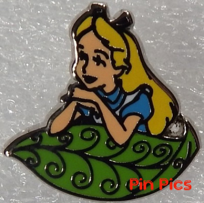 DL - Alice Leaning on a Leaf- Alice in Wonderland - Tiny Kingdom - Series 4