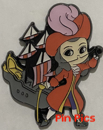 Loungefly - Captain Hook - Peter Pan - Villains Chibi Portraits - Mystery