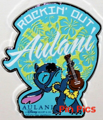 Aulani - Stitch - Rockin' Out - Hawaii Flowers and Ukulele