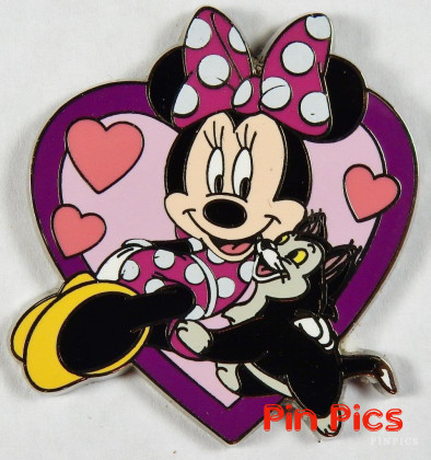 My First Starter Set - Minnie and Figaro Heart pin only